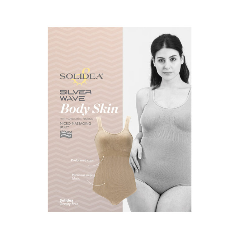 SOLIDEA Short De Compression Femme - Anti-Cellulite Micromassant - 80% Polyamide, 18% Élasthanne